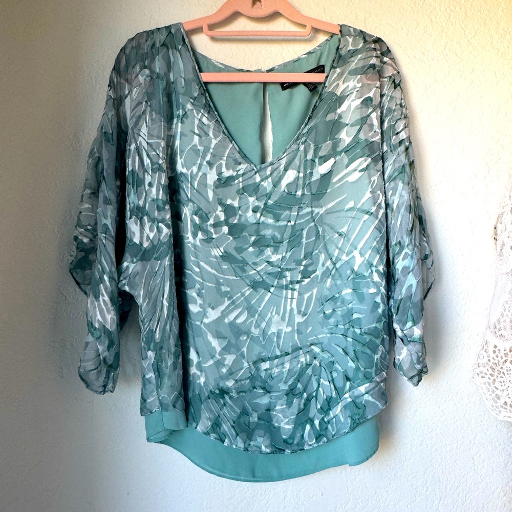 White House Black Market Business Floral Tops for Women
